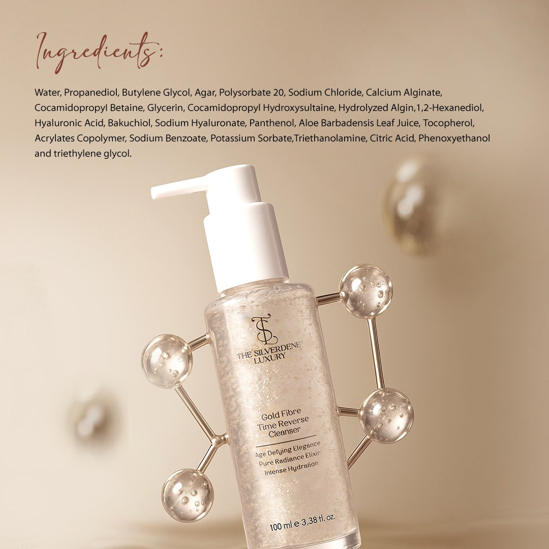 Pack of 3 Gold Fibre Time Reverse Cleanser