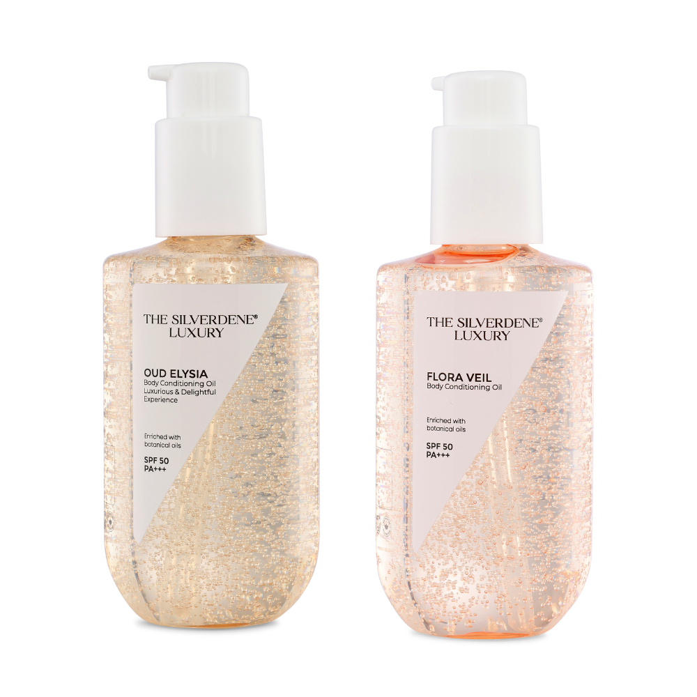 Flora Veil & Oud Elysia Body Oil Combo