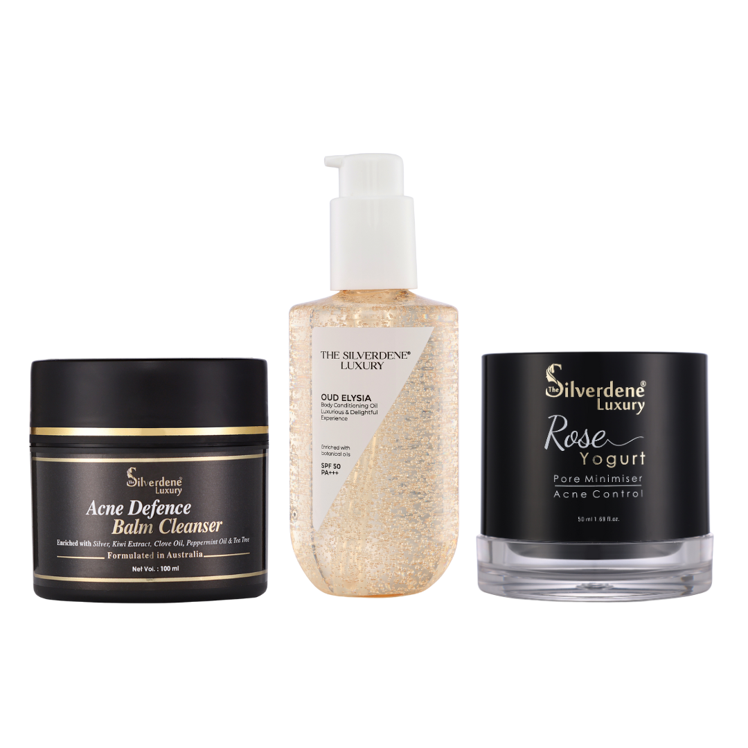 Oud Elysia Body Oil + Rose Yogurt + Balm Cleanser