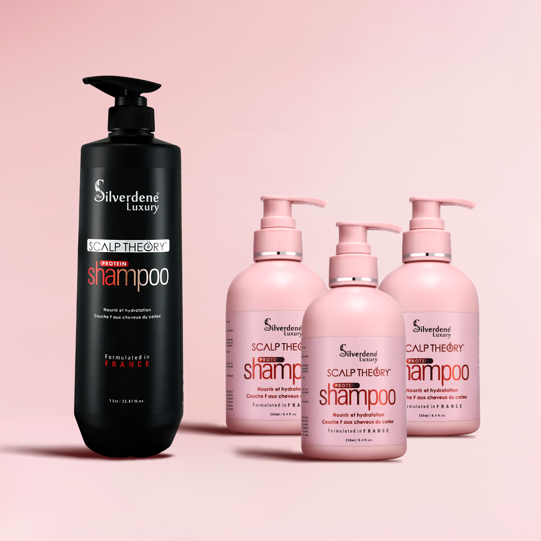 Buy 1 litre shampoo get 3 units of 250 ml Protein shampoo free