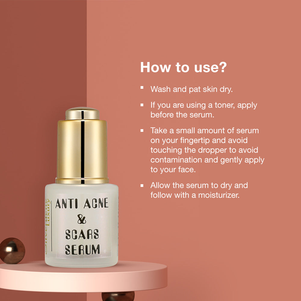 How To Use Anti Acne &amp; Scar Serum - The Silverdene Luxury