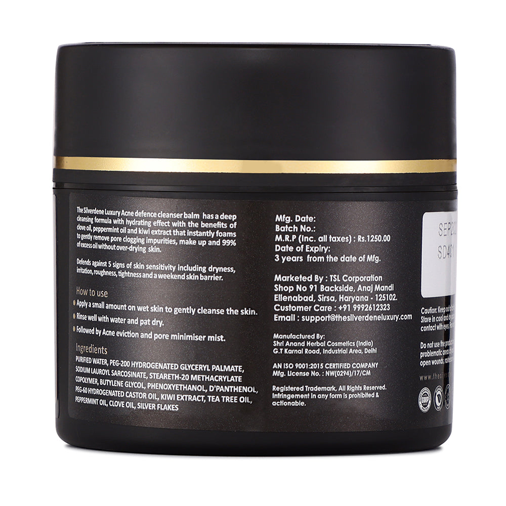 Silverdene- acne defence balm clenser