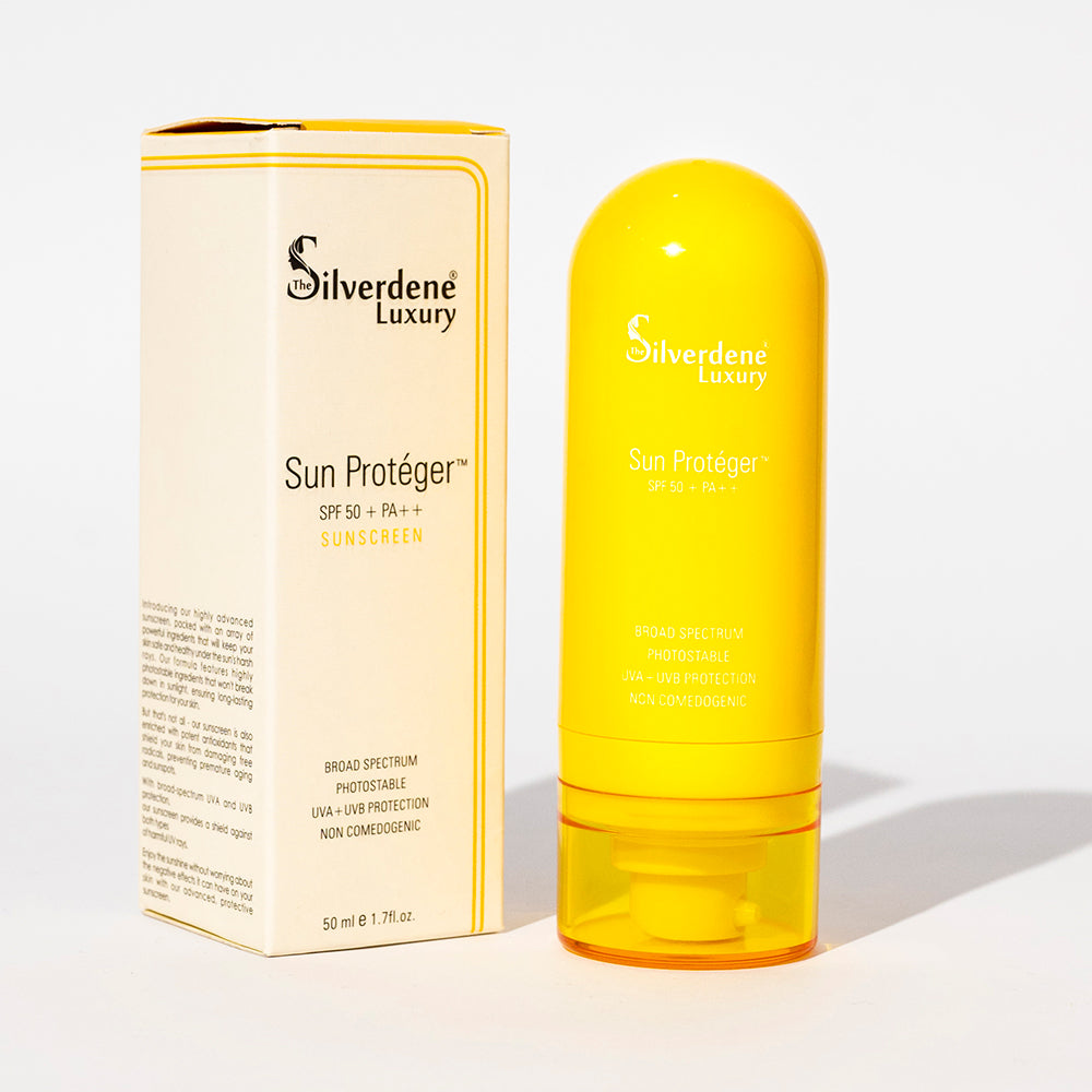 Broad Spectrum Sunscreen SPF 50+ PA++ Cream – The Silverdene Luxury