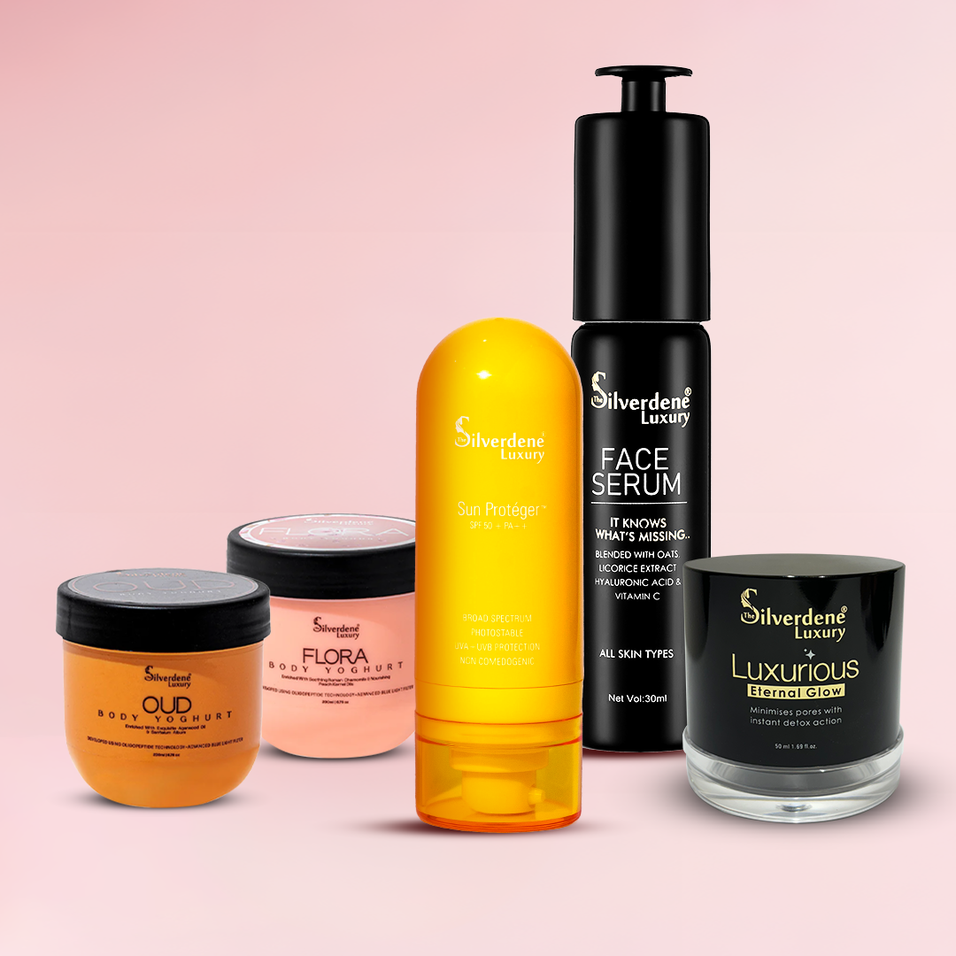 Buy Body Yogurt Combo &amp; Get Face Serum, Luxurious Eternal Glow and Sunscreen Free