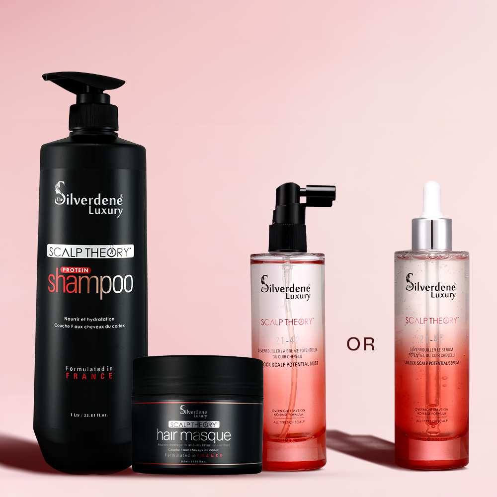 Buy 1 ltr Protein Shampoo get Protein Masque (500ml) and Unlock Scalp potential Mist or Serum