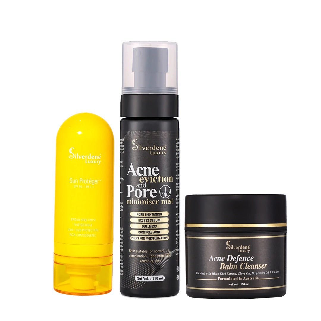 Combo of Sun Proteger, Acne Balm, Acne Mist