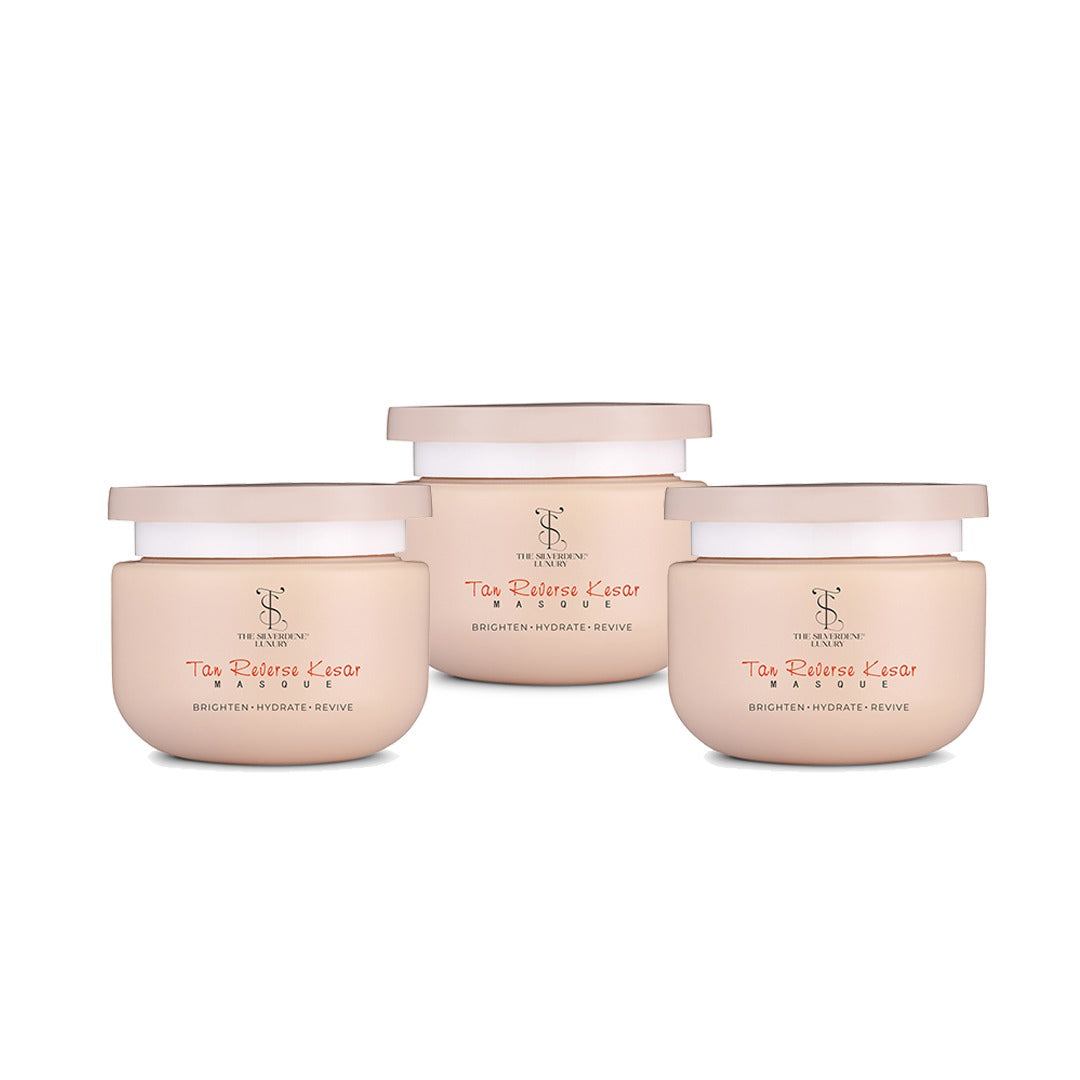 Pack Of 3 Tan Reversal Kesar Masque
